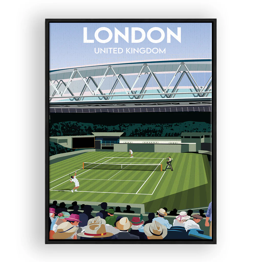 tennis-london leinwand_rahmen_schwarz