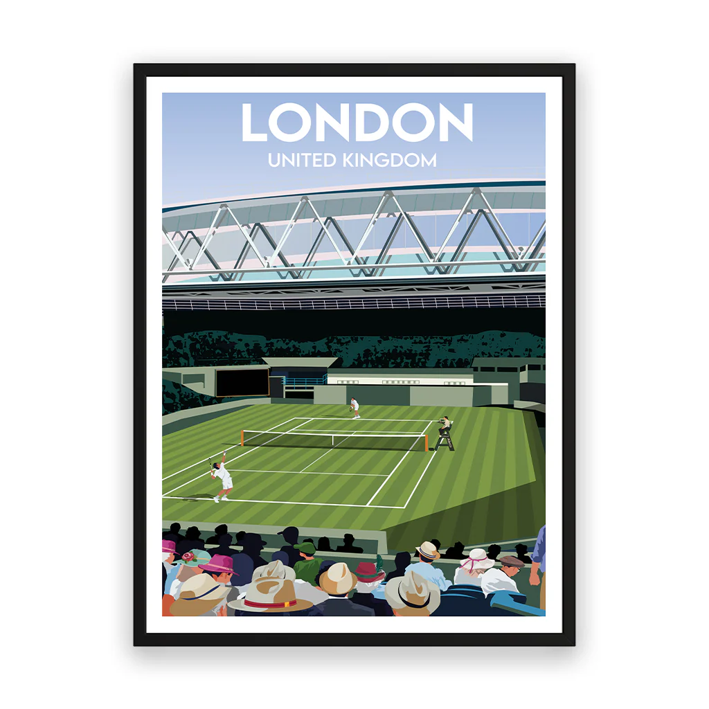 tennis-london poster_rahmen_schwarz