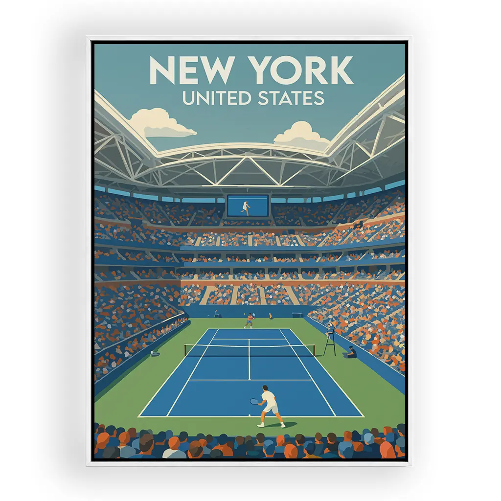 tennis-new-york alu_rahmen_weiss