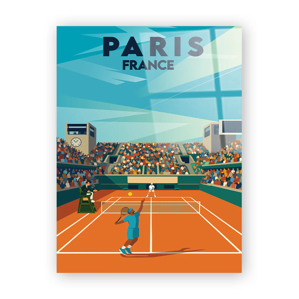 tennis-paris acryl_ohnerahmen