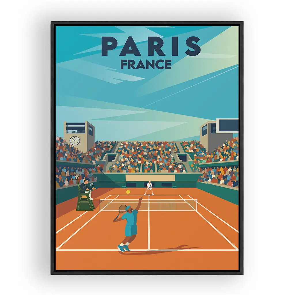 tennis-paris alu_rahmen_schwarz