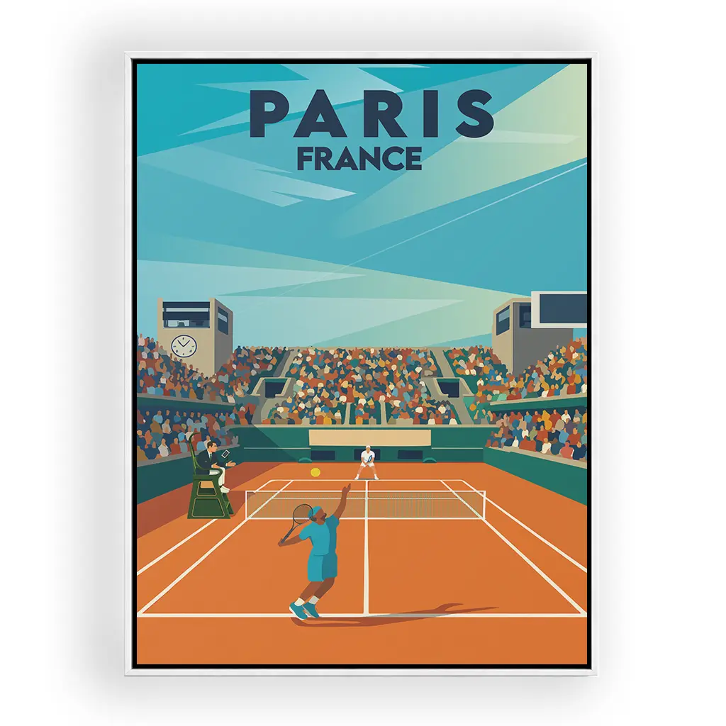 tennis-paris alu_rahmen_weiss