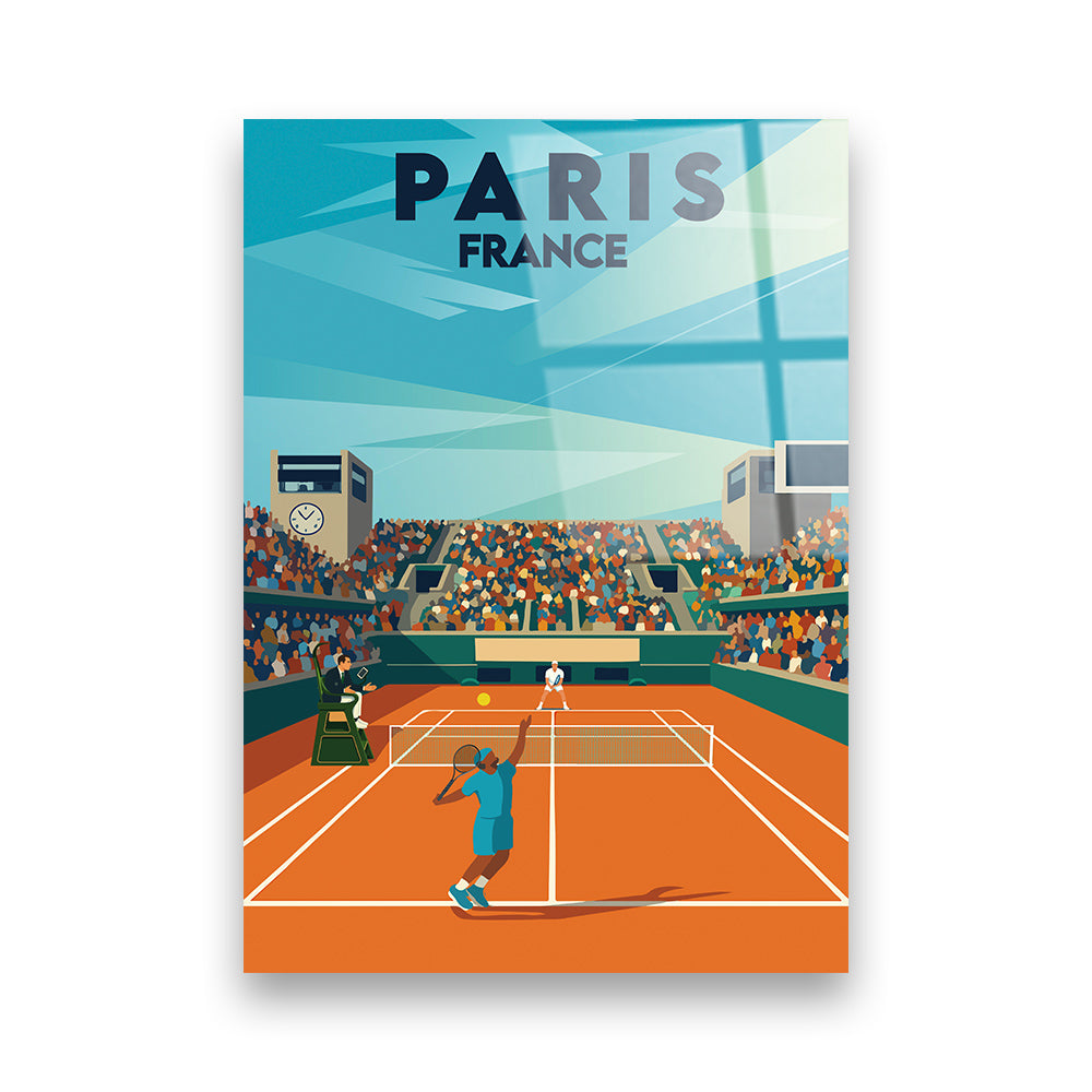 Tennis Paris Acrylic Print