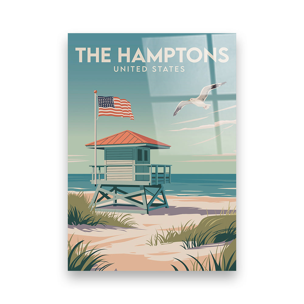 The Hamptons USA Acryldruck