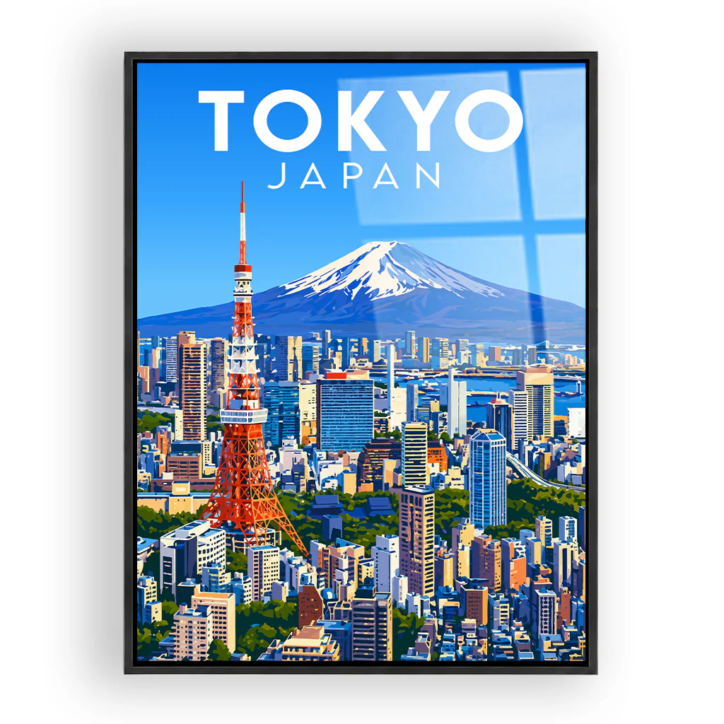 tokyo acryl_rahmen_schwarz