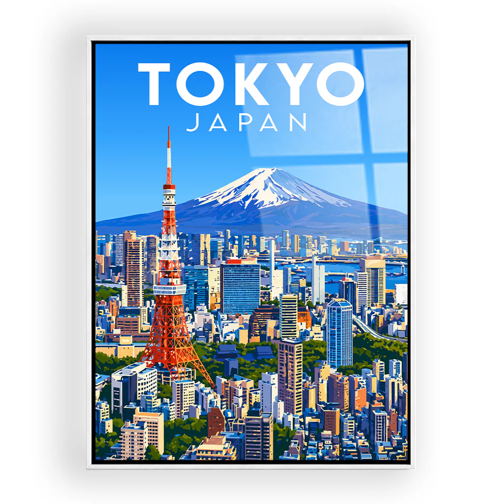 tokyo acryl_rahmen_weiss