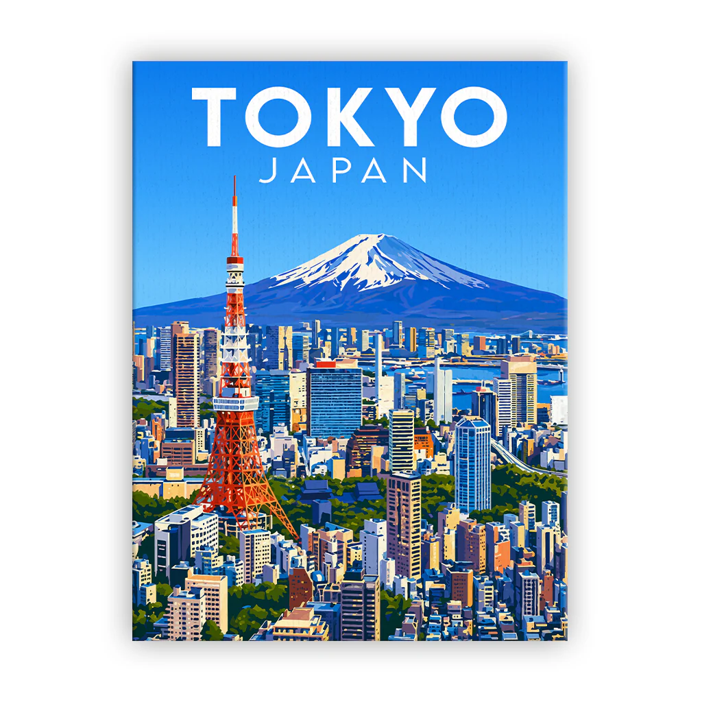 tokyo leinwand_ohnerahmen