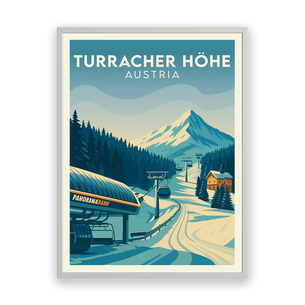 turracher-hoehe poster_rahmen_weiss