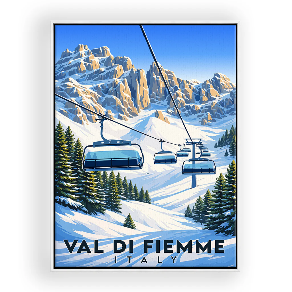 val-di-fiemme leinwand_rahmen_weiss