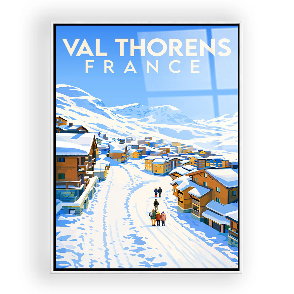 val-thorens acryl_rahmen_weiss