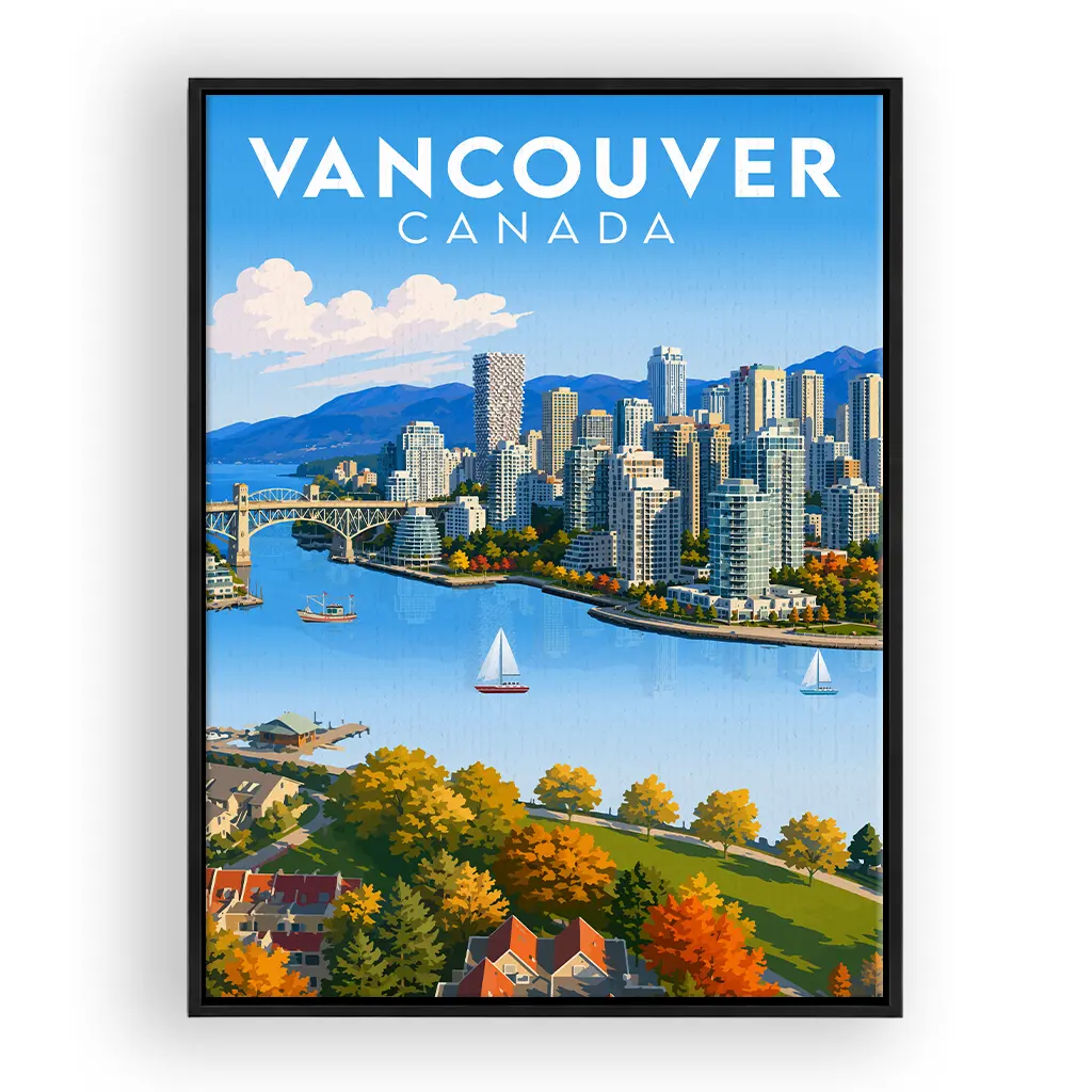 vancouver leinwand_rahmen_schwarz