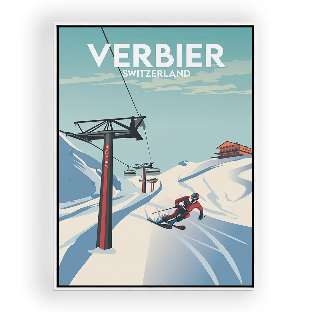 verbier Alu Rahmen Weiss