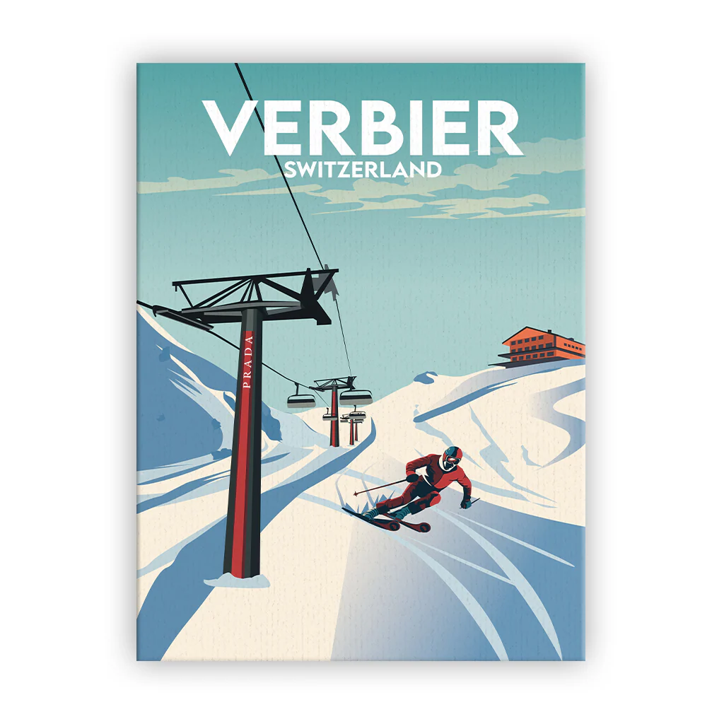 verbier Leinwand ohne Rahmen