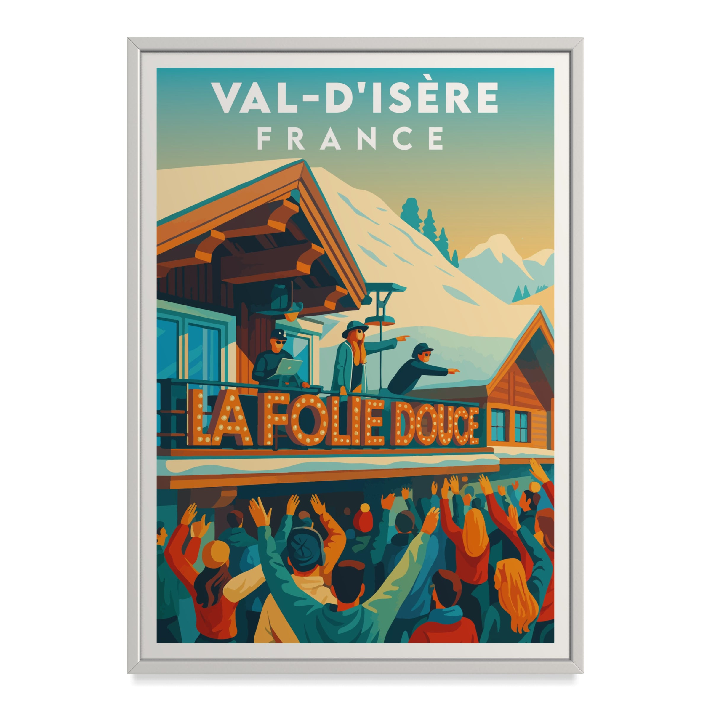 Val-d'Isère Frankreich Kunstdruck