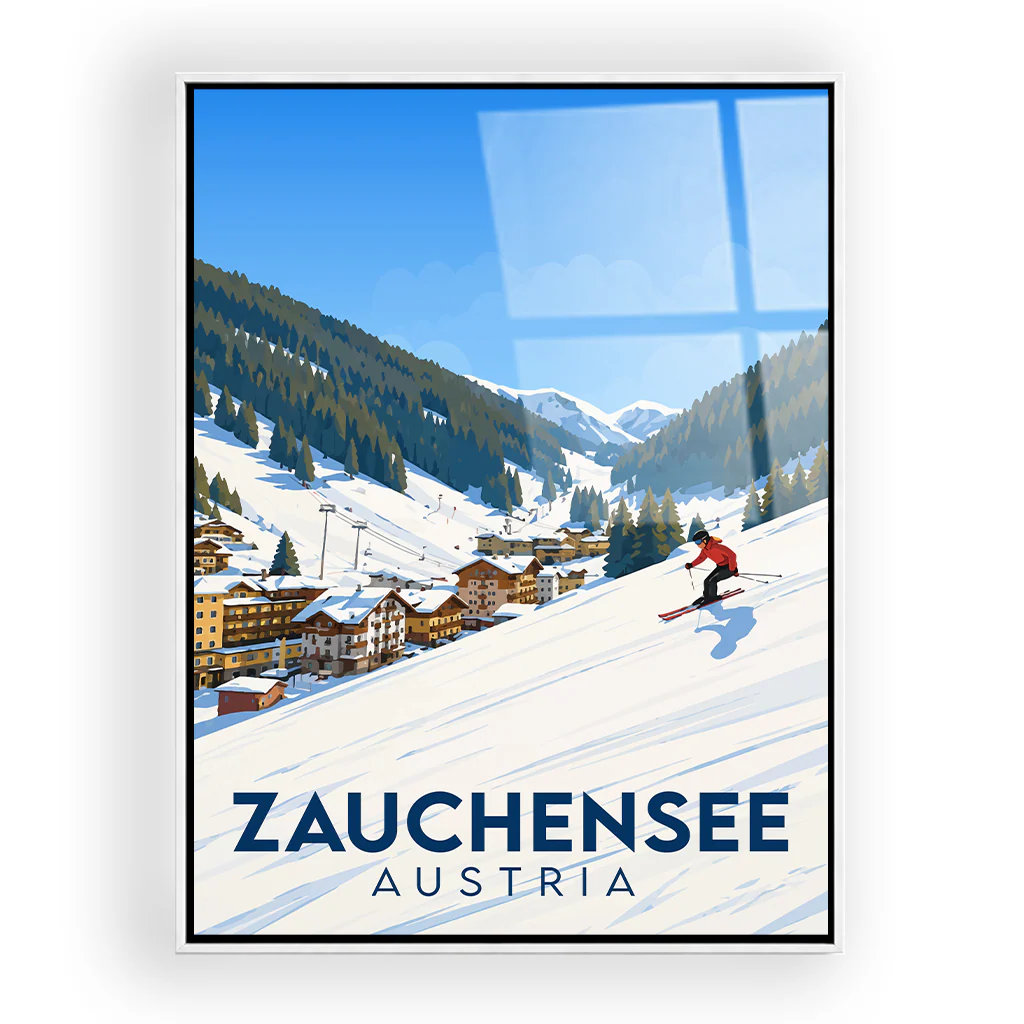 zauchensee acryl_rahmen_weiss