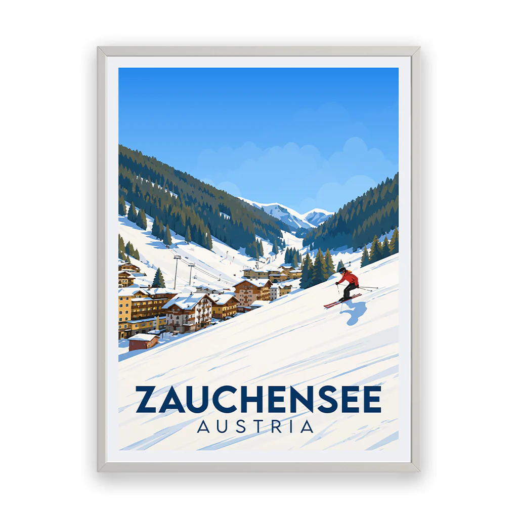 zauchensee poster_rahmen_weiss