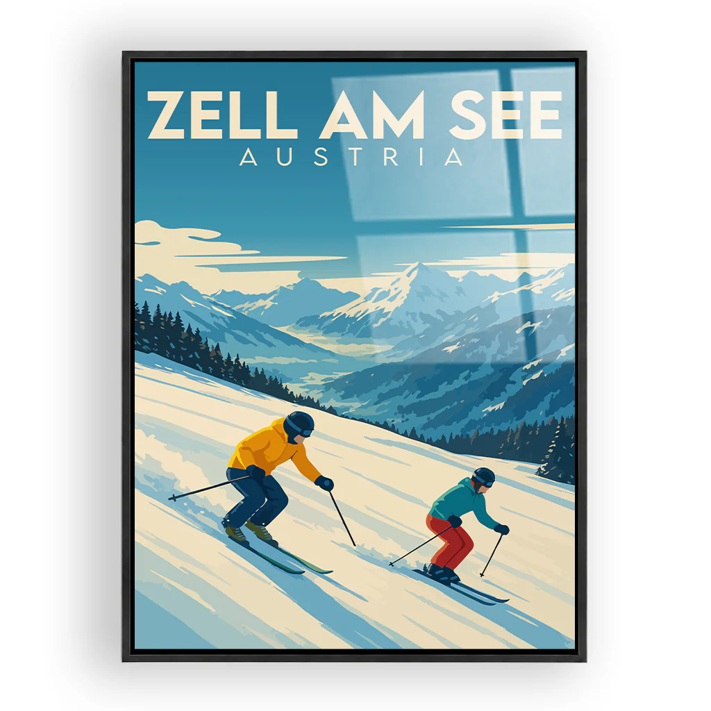 zell-am-see acryl_rahmen_schwarz