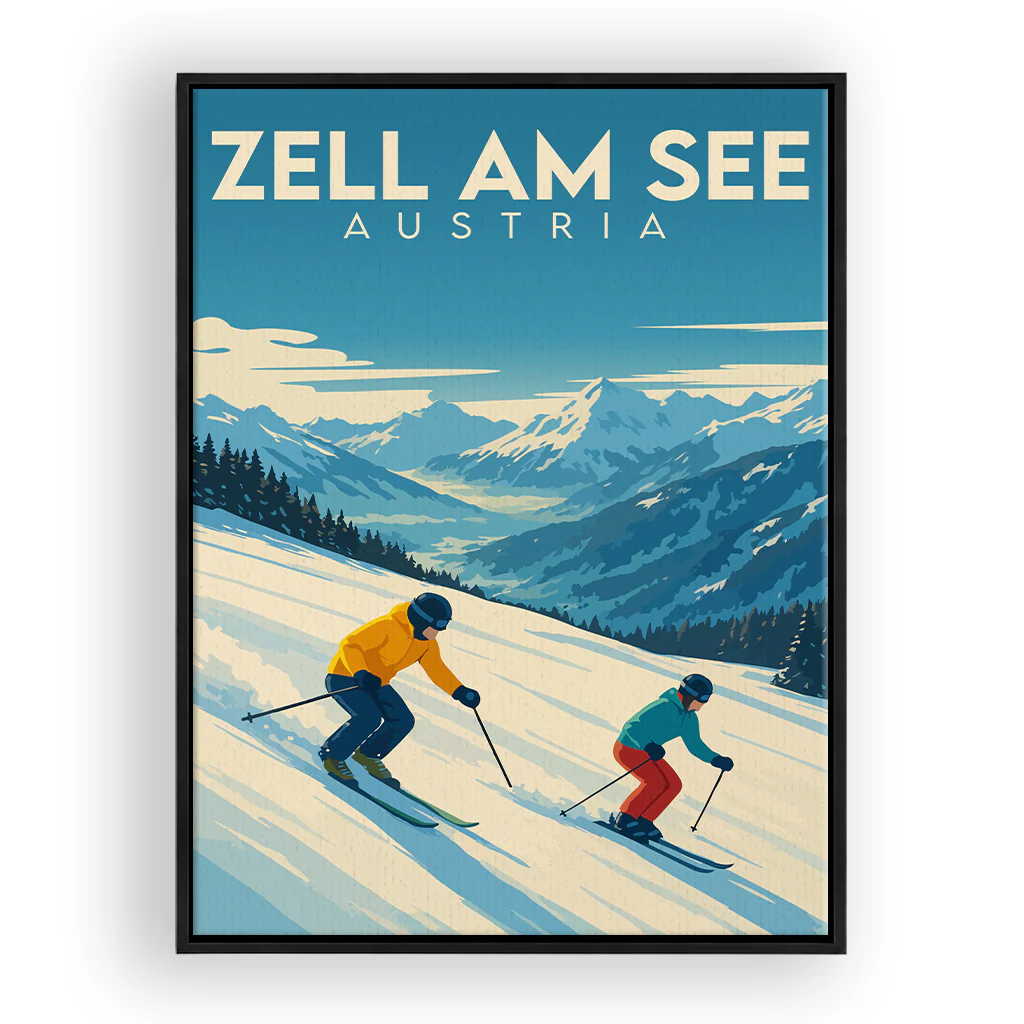 zell-am-see leinwand_rahmen_schwarz