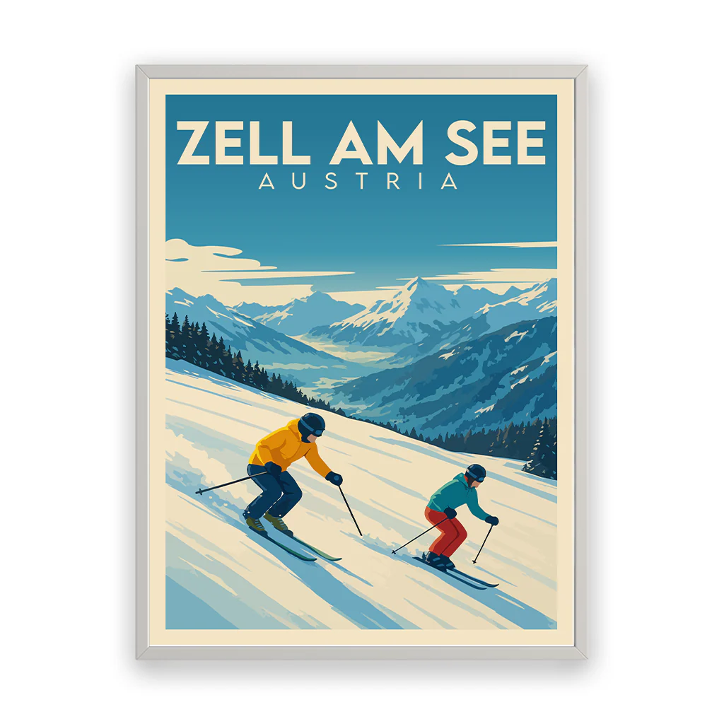 zell-am-see poster_rahmen_weiss