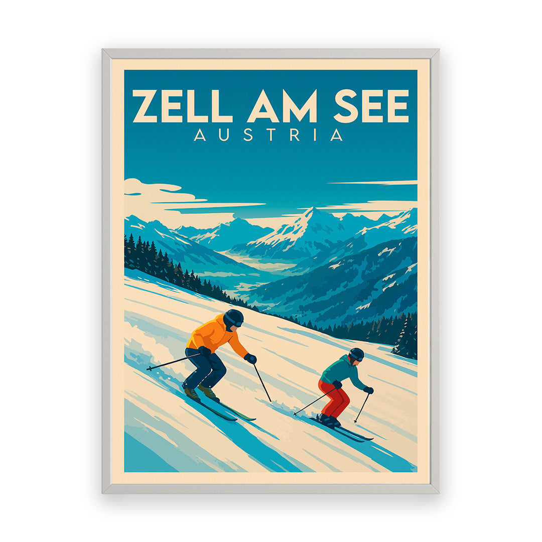 Zell am See Österreich Kunstdruck