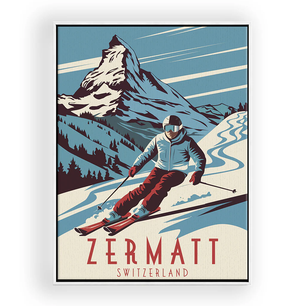 zermatt leinwand_rahmen_weiss