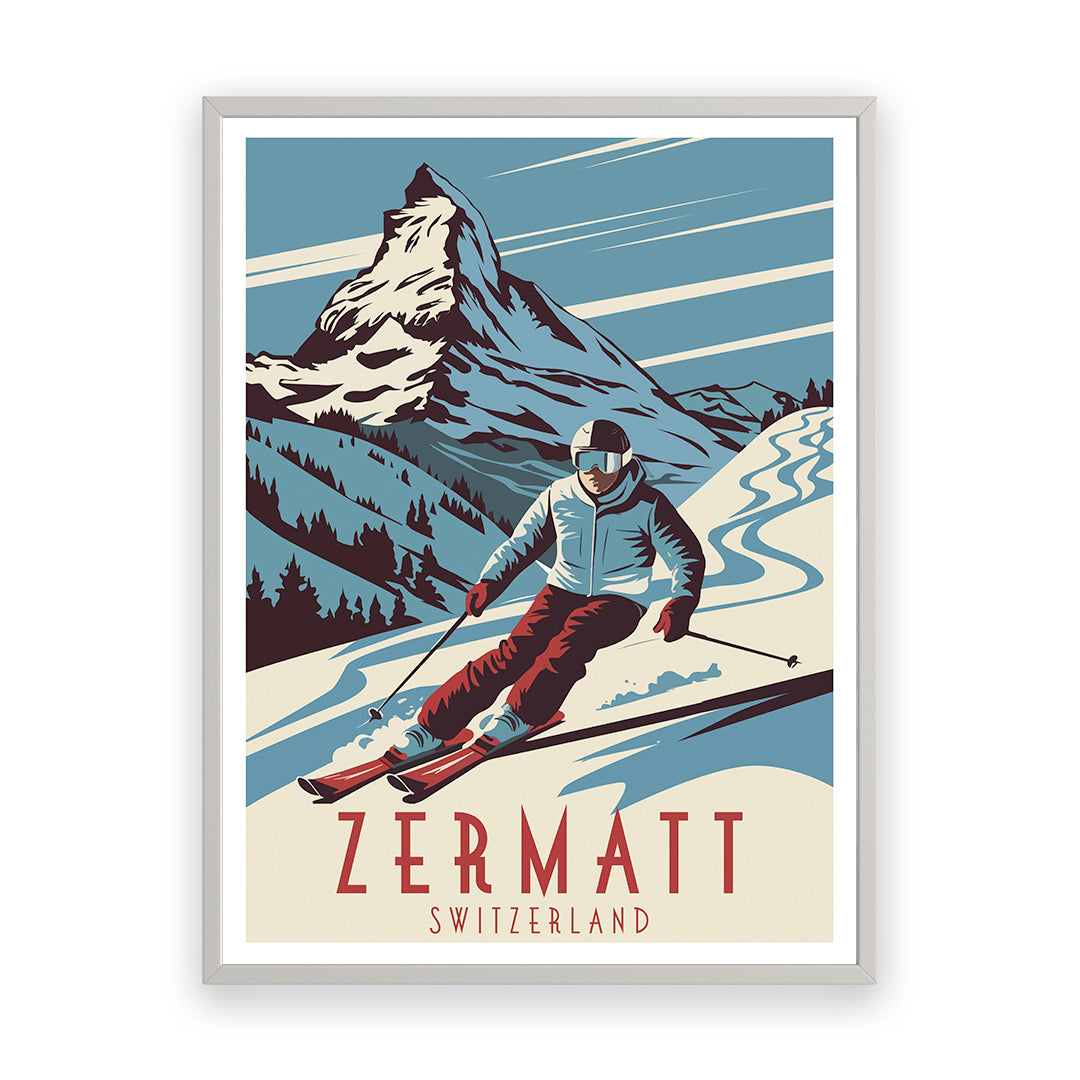 Zermatt Schweiz Kunstdruck