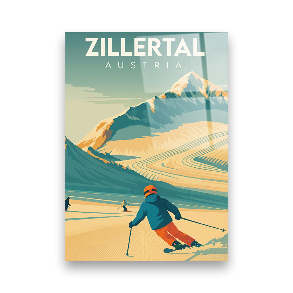 Zillertal Österreich Acryldruck