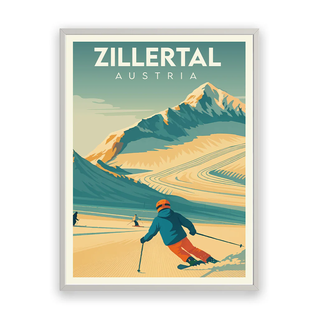 zillertal poster_rahmen_weiss