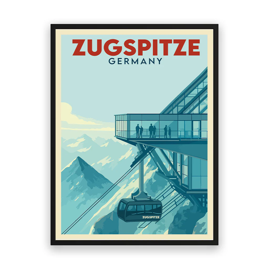 zugspitze poster_rahmen_schwarz